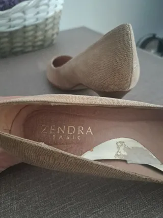 Zapato Piel tacon bajo