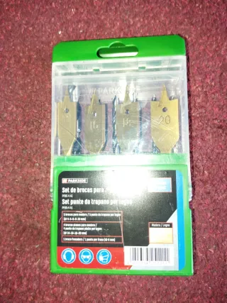 Set 10 brocas madera Parkside