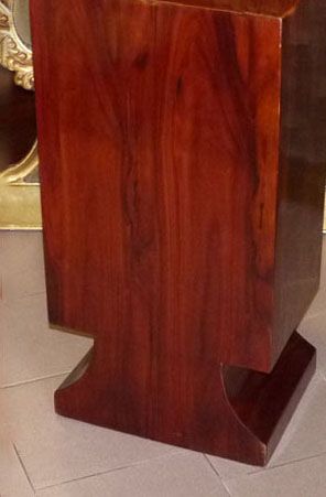 Comodino decò in noce