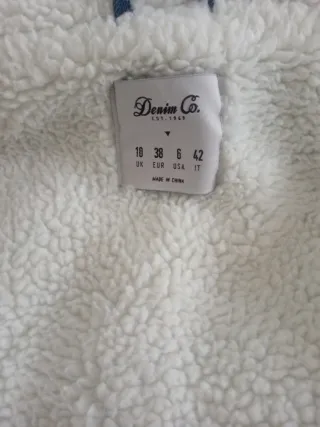 Cazadora vaquera con borrego