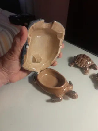 Conjunto 4 Tortugas Porcelana Inglesa