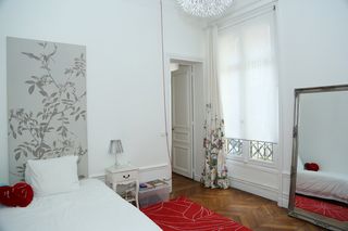 Tende in tessuto con stampa floreale