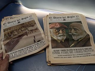 EL DIARIO DEL SIGLO XX, facsimil, 27 años, 27 periodicos