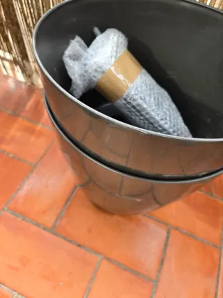 Maceta Arte Vasi 35cm con ruedas y autorriego