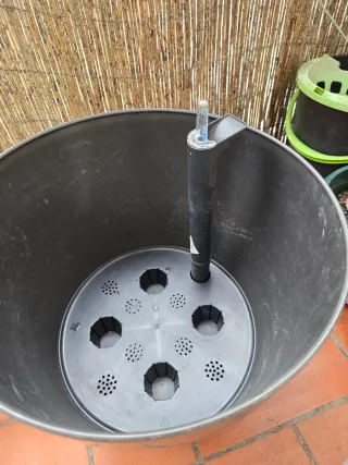 Maceta Arte Vasi 35cm con ruedas y autorriego