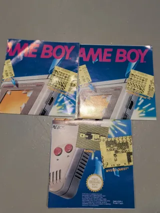Poster antiguos Game Boy Originales