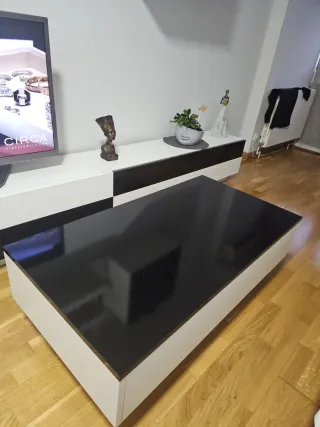 Mesa centro elevable 55x105 cm