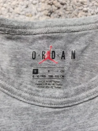 Camiseta Tirantes Jordan 23 Gris Talla 8-10