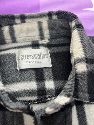 Camisa de franela a cuadros para hombre