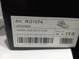 Zapatos de seguridad U-POWER LISBONA S3