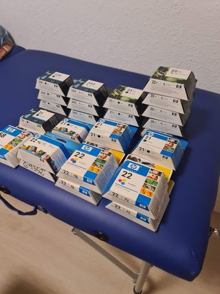 Cartuchos HP 21XL y 22XL