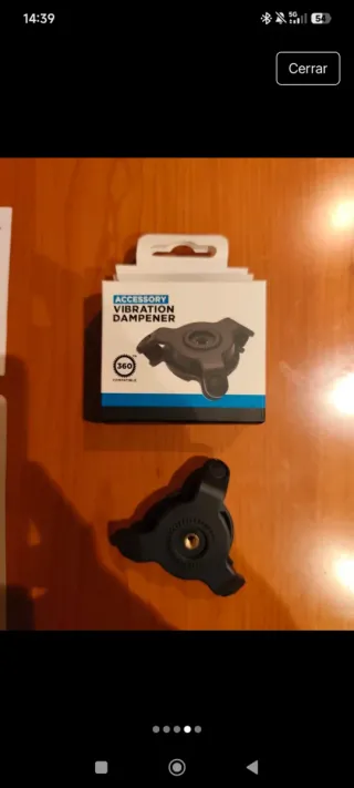 Quad Lock + Antivibrador + Adaptador + 2° Palanca