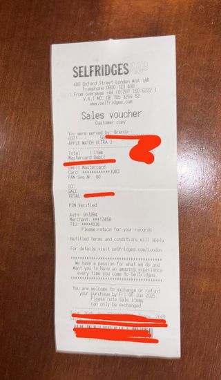 Apple Watch Ultra 3 (GPS + Cellular) Negro - Full