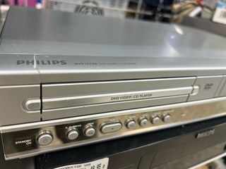 Reproductor Philips DVD/VHS con mando combi