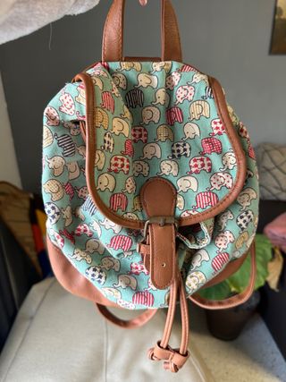 Mochila elefantes boho multicolor