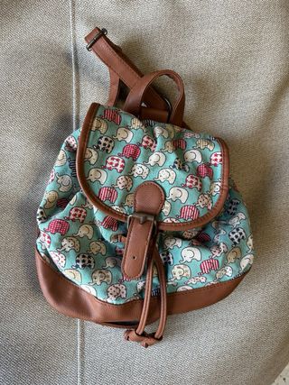 Mochila elefantes boho multicolor