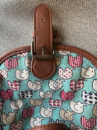 Mochila elefantes boho multicolor