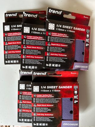 5 x 10 Lijas cuadradas Trend 115x 115 Zirconium