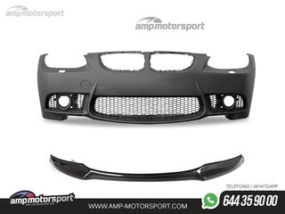 PARAGOLPES DELANTERO BMW SERIE 3 E92/93 LOOK M3 CON SRA Y SPOILER CARBONO