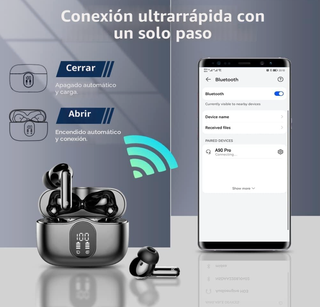 Auriculares Inalámbricos Btootos Bluetooth 5.3