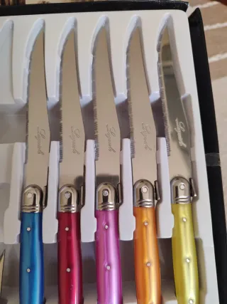 Set Cubiertos Laguiole Arcoíris