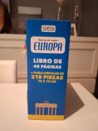 Puzzle Circular Europa + Libro SASSI