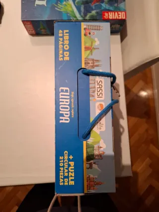 Puzzle Circular Europa + Libro SASSI