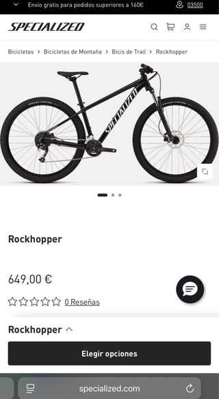 Bici Specialized MTB Talla M, Rockhopper