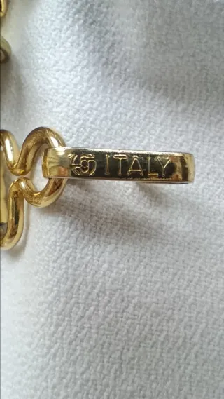 Cinturón vintage dorado hecho en Italia