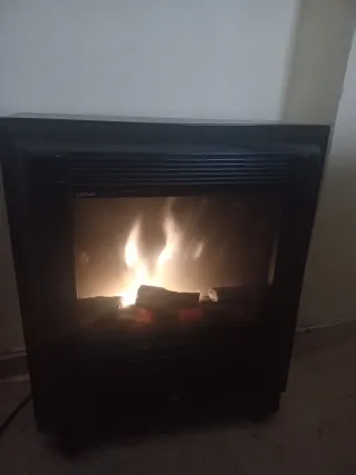 Chimenea Eléctrica Lervio Negra