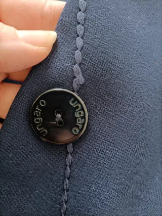 Giacca sartoriale lana Emanuel Ungaro blu