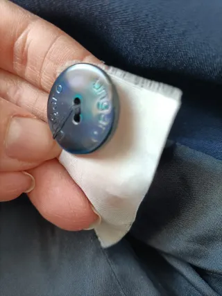 Giacca sartoriale lana Emanuel Ungaro blu