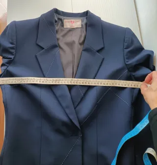 Giacca sartoriale lana Emanuel Ungaro blu