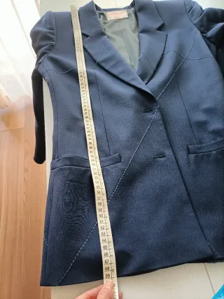 Giacca sartoriale lana Emanuel Ungaro blu