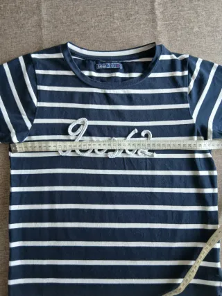 Maglietta Lois a righe blu e bianche