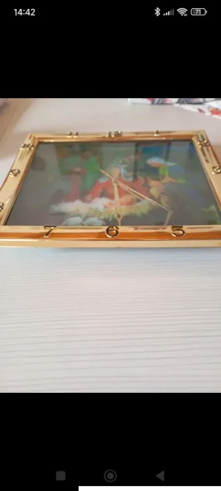 Orologio da parete Adorazione Bambino