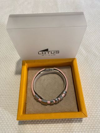 Pulsera Lotus Style Rosa y Plata