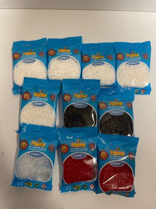 Lote 7....10 Bolsas Hama Beads Mini. Colores