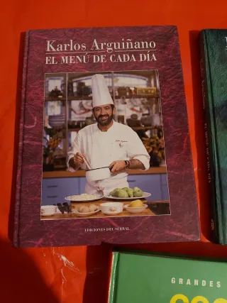 3 libros 2 cocina Karlos Arguiñano y 1 vegetariano