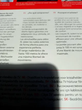 AURICULARES INALÁMBRICOS TV ONE FOR ALL