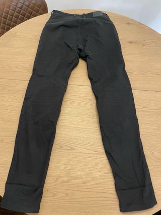 Pantalones moto mujer negros T.38