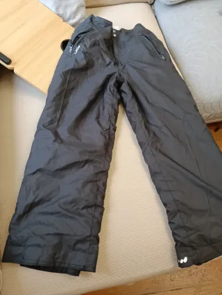 Pantalón de nieve negro Talla 14 años -