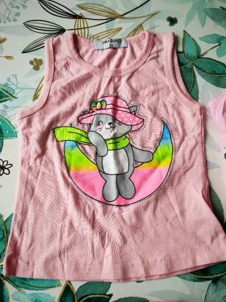 Set 3 pezzi abbigliamento estivo Bambina 30 mesi