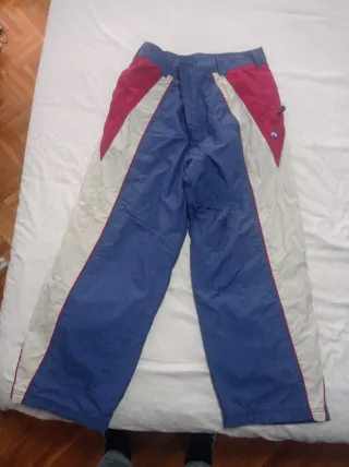 Pantalón de esquí azul, rojo y blanco TALLA L