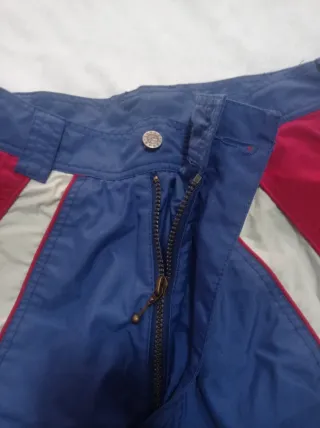 Pantalón de esquí azul, rojo y blanco TALLA L