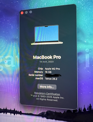 MacBook Pro 14” M2 Pro (2023) 16GB 1TB Bat. nueva