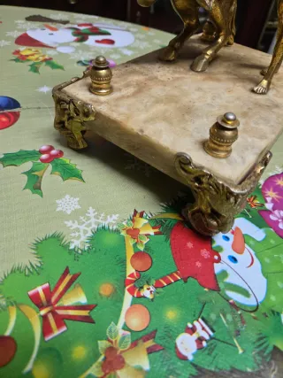 Figura bronce domador Arte Deco Francia mansión