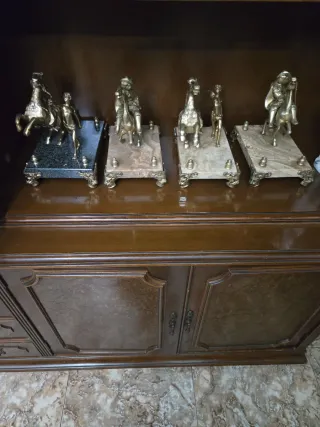 Figura bronce domador Arte Deco Francia mansión