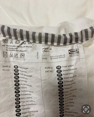 Edredón Ikea RÖDTOPPA 240x220