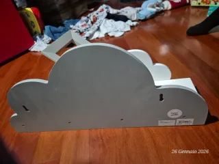 Mensola cameretta a forma di nuvola